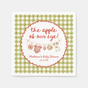 De Appel Van Ons Oog Whimsical Herfst Baby Shower Servet