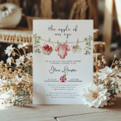 De appel van onze Eye Baby shower uitnodiging