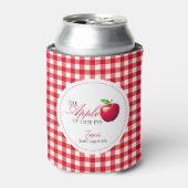 De appel van onze Eye Herfst Baby shower Blikjeskoeler (Blikje Voorkant)