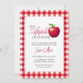 De appel van onze Eye Herfst Baby shower Kaart (Voorkant)