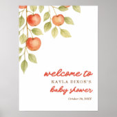 De appel van onze Eye Herfst Welcome Sign Poster (Voorkant)