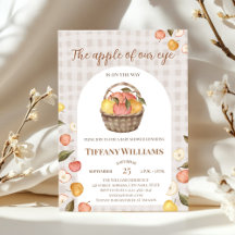 De appel van Onze Oogmand herfst Baby shower