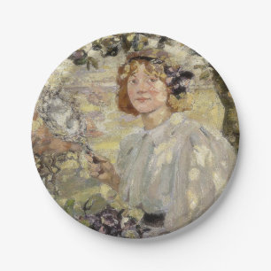 De appelboom (door Bessie MacNicol) Papieren Bordje