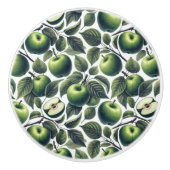 De appels van Eden Keramische Knop (Voorkant)