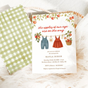 De appels van onze Eye Twin Herfst Herfst Baby sho Kaart