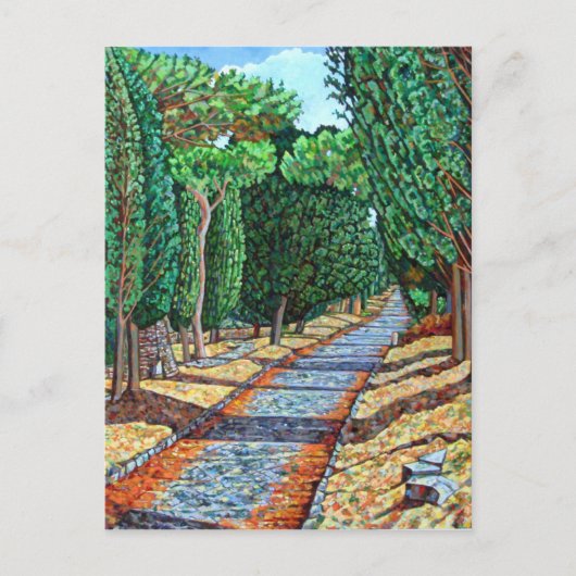 De Appia Antica Briefkaart (Voorkant)