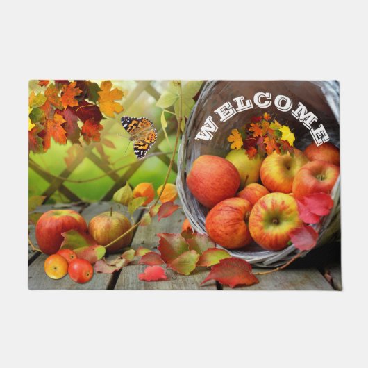 De Apple Basket Welcome Doormat Deurmat (Voorkant)