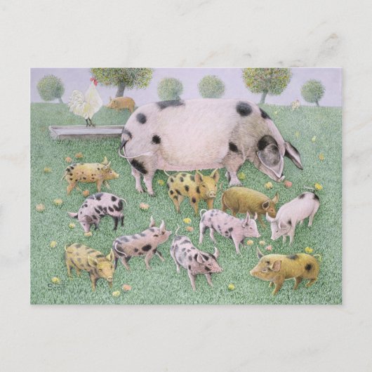 De Apple Feast Briefkaart (Voorkant)