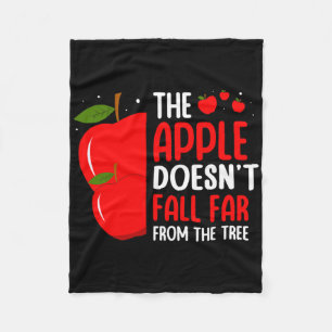 De Apple Herfst niet ver van de boom Apple Pic Fleece Deken