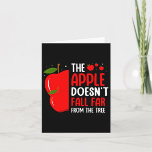 De Apple Herfst niet ver van de boom Apple Pic Kaart