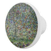 De Apple Tree (door Gustav Klimt) Keramische Knop (Rechts)