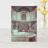 De apsis met de doopdoopvont kaart (Gele Bloem)