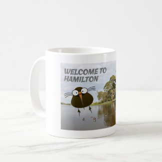 De Apteryx-clan heet u welkom in Hamilton. Koffiemok