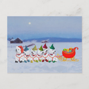 De Ar van Kerstmis Feestdagenkaart