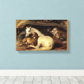 De Arabische Tent Canvas Afdruk (Insitu (Houten vloer))