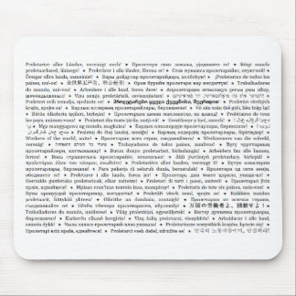 De arbeiders van de wereld, verenigen! Mousepad Muismat