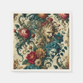 De Arcane Anarchie - Gotische Bloemen Servet