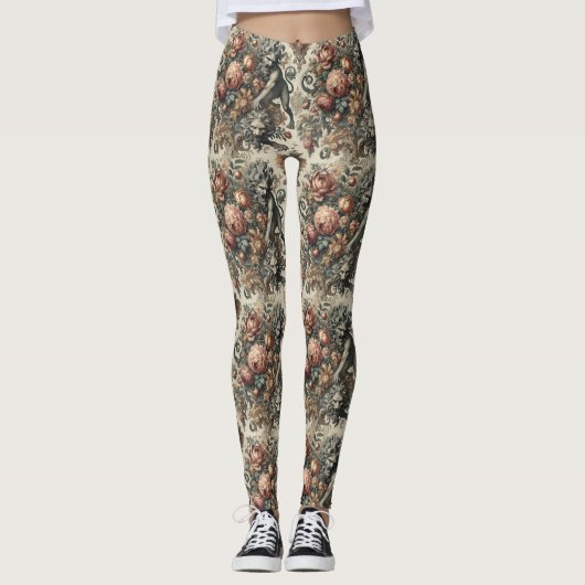 De Arcane Apex - Gotisch Victoriaans Leggings (Voorkant)