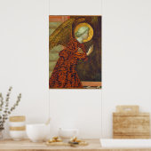 De Archangel Gabriel, c. 1430 (temperatuur op het  Poster (Keuken)