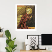 De Archangel Gabriel Poster (Thuiskantoor)