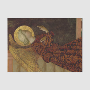 De Archangel Gabriel van Masolino da Panicale Tissuepapier