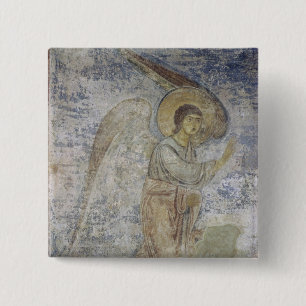 De Archangel Gabriel Vierkante Button 5,1 Cm