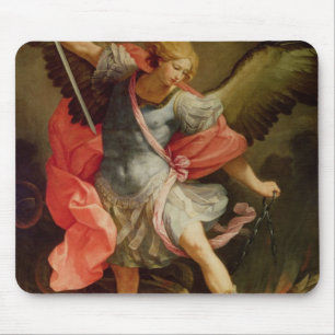 De Archangel Michael die Satan verslaat Muismat