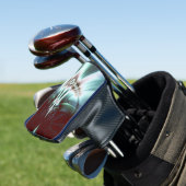 De architect - Gold Head Hoesje Golfheadcover (Insitu)