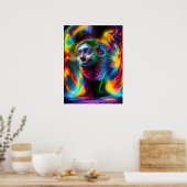 De architect Surreal Art Poster (Keuken)