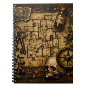 De Architect van de Dood: H.H. Holmes Moordkasteel Notitieboek
