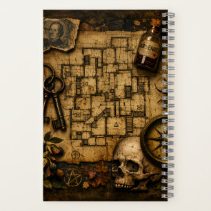 De Architect van de Dood: H.H. Holmes Moordkasteel Notitieboek