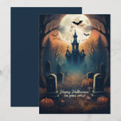 De architectonische anomalie op het kerkhof feestdagenkaart (Voorkant / Achterkant)