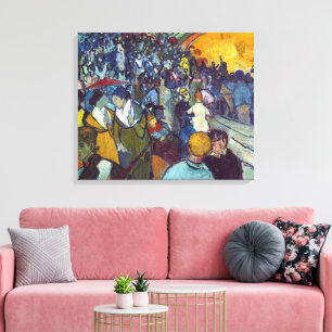 De Arena in Arles Van Gogh Canvas Afdruk