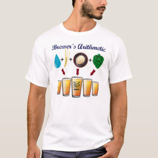 De Arithmetische T van de Brewer van TriBEERatops T-shirt