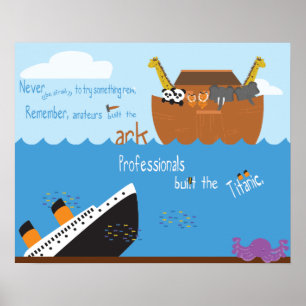 De ark en de Titanic Poster