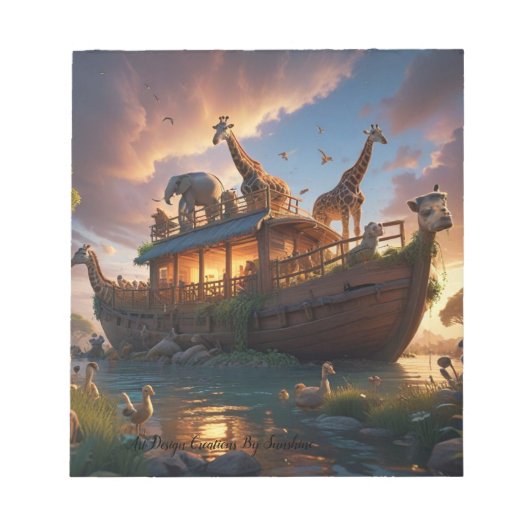 De ark van de hoop van Noach Notitieblok (Voorkant)