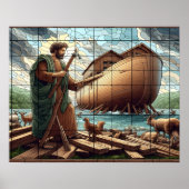De ark van Noach, de arbeid van het geloof Poster (Voorkant)
