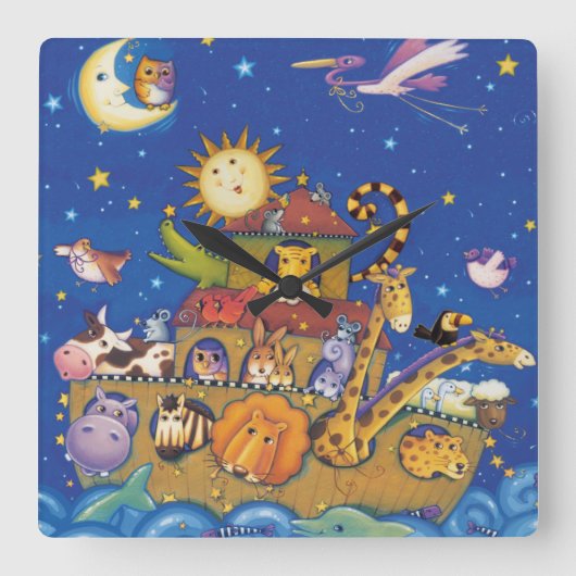 De Ark Vierkante Klok (Voorkant)