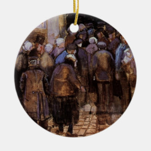 De Armen en Geld door Vincent van Gogh Keramisch Ornament