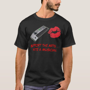 De armen ondersteunen t-shirt