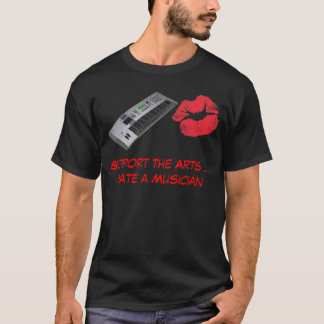 De armen ondersteunen t-shirt