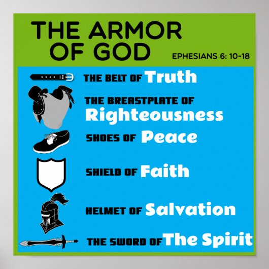 De Armor van God Poster (Voorkant)