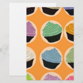 De Aroma's van Cupcake Briefpapier (Voorkant / Achterkant)