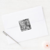 De arrestatie van Anne Boleyn Vierkante Sticker (Envelop)