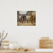 De arrestatie van de Carbonari Poster (Keuken)