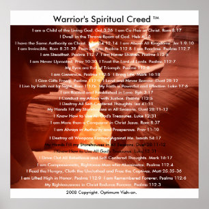 De arriors die door WarriorsCreed worden gecreeerd Poster