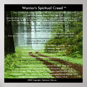 De arriors die door WarriorsCreed worden gecreeerd Poster