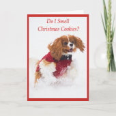 De arrogante Kaart van Charles Spaniel Running In (Voorkant)