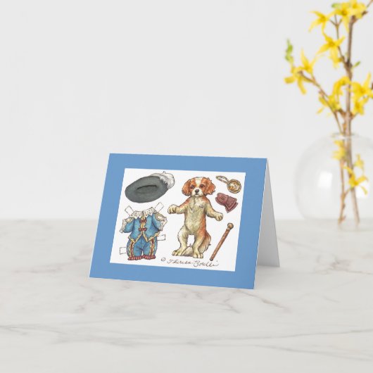 De arrogante spanieldocument kaart van de (Gele Bloem)