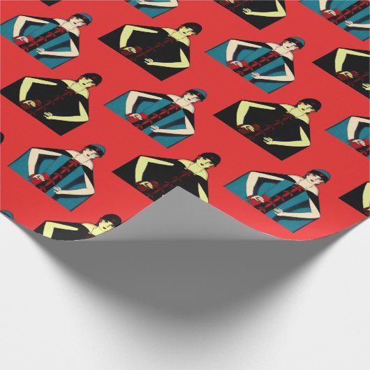 De art deco feminist cadeaupapier (Hoek)